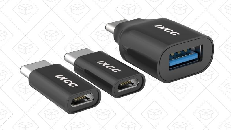 Pack de 3 adaptadores USB-C, $6 con código IXCC5990